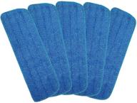 🧹 5-pack microfiber spray mop replacement heads for bona floor care system - wet/dry mops floor cleaning pads logo