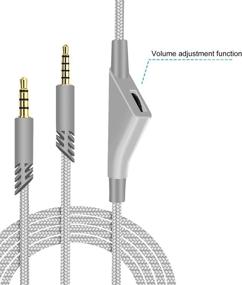 img 2 attached to Запасной шнур A10 A40 - кабель для отключения звука Astro A40TR для игровых наушников/Xbox One/PS4 Controller - 6.5 фута черный (VILUME)