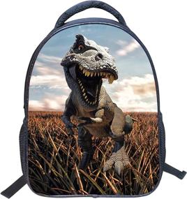 img 4 attached to 🦖 Waterproof Dinosaur Backpack for Kindergarten Kids - Dinosaur1 Backpacks and Children's Backpacks