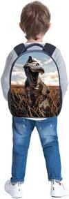 img 3 attached to 🦖 Waterproof Dinosaur Backpack for Kindergarten Kids - Dinosaur1 Backpacks and Children's Backpacks