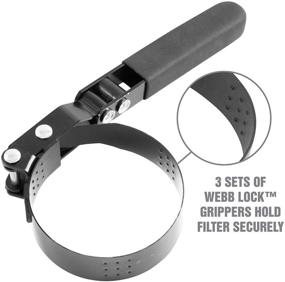 img 2 attached to 🔧 Efficiently Remove Oil Filters with OEMTOOLS 25076 Small Swivel Oil Filter Wrench: Adjustable 1 Inch Wide Steel Band Ensures No-Slip Grip, Non-Damage Guarantee