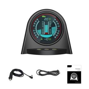 img 4 attached to Digital Inclinometer Indicator Automotive Off Road