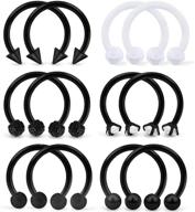 scerring women's stainless steel horseshoe cartilage retainer - body jewelry for enhanced seo logo