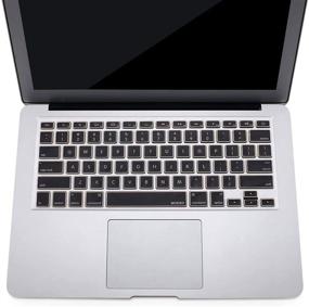 img 3 attached to MOSISO Ультратонкий чехол для клавиатуры TPU, совместимый с MacBook Air 13 дюймов A1466 A1369 2010-2017 & Amp