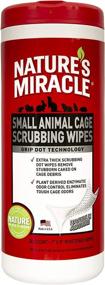 img 4 attached to 🐾 Small Animal Cage Scrubbing Wipes by Nature's Miracle