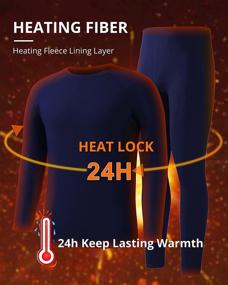 img 3 attached to Runhit Thermal Underwear Sleeve Weather Sports & Fitness for Other Sports