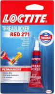 🔒 loctite threadlocker red 271, 0.20 fl. oz(209741): secure and strong locking solution logo