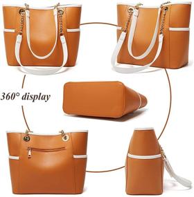 img 1 attached to 👜 Stylish Shoulder Crossbody Handbags & Wallets: Fashionable Women's Hobo Bags