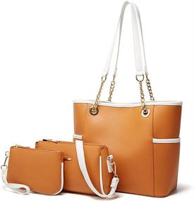 img 4 attached to 👜 Stylish Shoulder Crossbody Handbags & Wallets: Fashionable Women's Hobo Bags