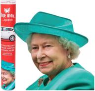 queen ride car window cling - left-sided thumbs up uk logo