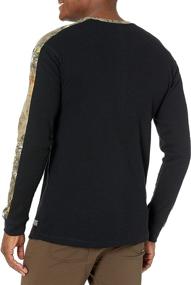 img 1 attached to Staghorn Realtree Sleeve Henley Black