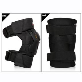 img 2 attached to 🛡️ GuTe Knee Pads Guard Gear: Optimal Protection for Motorcycle, Mountain Biking, and Bicycle Riding - 1 Pair