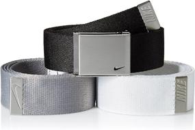 img 2 attached to 🖤 Black and White Men's Accessories: Nike's Matte Black Hardware Collection