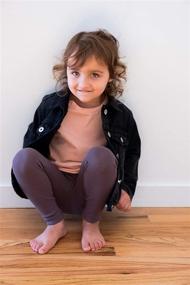 img 2 attached to 👧 Lila Mae Toddler Denim Jacket - Colored Kids Jean Jacket for a Classic Style