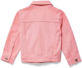 img 3 attached to 👧 Lila Mae Toddler Denim Jacket - Colored Kids Jean Jacket for a Classic Style