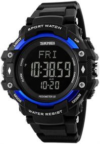 img 4 attached to ⌚ Женские наружные многофункциональные шагомеры с монитором и хронографом