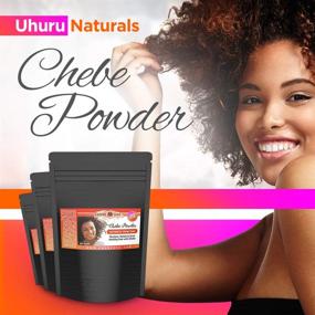 img 4 attached to 🌿 Uhuru Naturals Chebe Powder 50g - Natural African Hair Mask with Lavender - Enhance Growth & Strength for Long, Moisturized Hair - Dye Free Formula for Men & Women