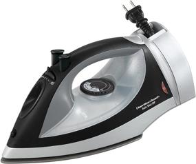 img 4 attached to 🔥 Effortless Ironing Made Easy: HAMILTON BEACH 14210R Non-Stick Clothes Iron with Retractable Cord