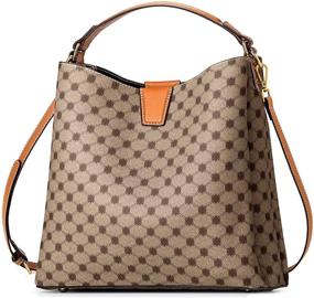 img 2 attached to Vintage TIBES Satchel Handbags: Trendy Women's Shoulder Handbags & Wallets