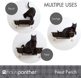 img 2 attached to 🐱 Enhance Your Cat's Comfort with the Primetime Petz Hauspanther Nest Perch - Wall-Mounted Cat Perch & Bed