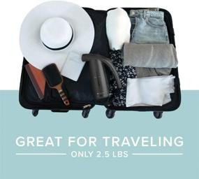 img 1 attached to 🧳 Versatile Travel Steamer for All Fabrics, Wrinkle-Free Solution - Steam & Go Portable Steamer, Ideal for Global Travelers