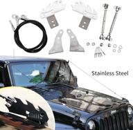 🚜 limb riser kit for jk jeep wrangler 2007-2018: jungle protector, obstacle eliminator with stainless steel rope logo