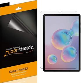 img 2 attached to 📱 Премиум пленка высокой четкости Clear Shield для Samsung Galaxy Tab S6 (10,5 дюйма) - набор из 3 штук.