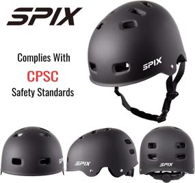 img 3 attached to 🛴 SPIX Multi-Sport Skateboard Helmet: Protecting Kids, Youth, and Adults During Cycling, Skateboarding, and BMX Bike Riding