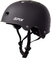 🛴 spix multi-sport skateboard helmet: protecting kids, youth, and adults during cycling, skateboarding, and bmx bike riding logo