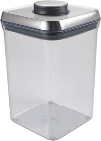 img 4 attached to 🔳 OXO Steel POP Container - Large Square - 4.0 Quart