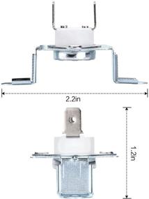 img 2 attached to 🔧 Enhanced Replacement for Samsung Dryer Heating Element DC47-00019A, Dryer Thermal Fuse DC96-00887A, DC47-00016A, and DC47-00018A Thermostat Dryer Parts