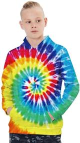 img 2 attached to 🦄 Stylish UNICOMIDEA Hoodies for Boys: Pouring Pullover Sweatshirt Collection