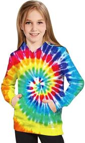 img 1 attached to 🦄 Stylish UNICOMIDEA Hoodies for Boys: Pouring Pullover Sweatshirt Collection