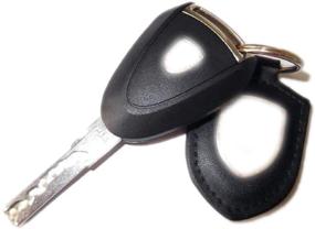 img 1 attached to 🔑 Превосходный металлический красный чехол для пульта от Porsche 987 997 после рестайлинга - Защитите ваш чёрный пульт стильно.