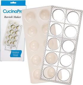 img 1 attached to 🍝 Authentic Ravioli Mold: Make 10 Italian Raviolis at Once with Extra Large 1 3/4 Inch Squares