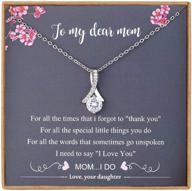 🎁 mom gifts from daughters, 925 sterling silver necklace for mom, birthday mom gifts, gifts for mom from daughter, mom birthday gifts logo