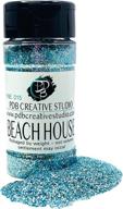 beach house custom glitter nails logo