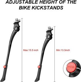 img 3 attached to Cycling Kickstand Adjustable Bicycle Aluminum