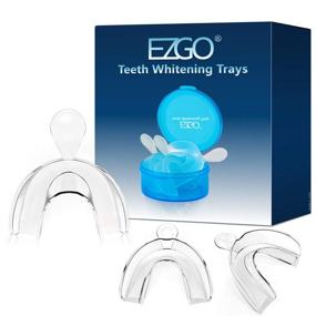 img 4 attached to 😁 EZGO Custom Fit Teeth Whitening Trays - (3) Trimmable Mouth Trays, Moldable Mouth Guard for Teeth Grinding, Whitening, and Sporting Activities