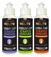 🔬 revitalize clear plastic and acrylic surfaces with rolite rsr3step4zcp - complete 3-step scratch removal system - eliminates scratches, swirl marks and restores clarity logo