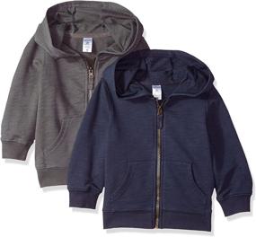 img 1 attached to Boys' 2-Pack Hoodie Set in Black by Carters | Boys' Clothing