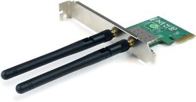 img 3 attached to StarTech.com PEX300WN2X2 PCIe Wireless Network Adapter Card - 300 Mbps 802.11 b/g/n Desktop WiFi Card – 2T2R with 2.2 dBi Antenna