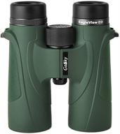 gosky eagleview 10x42 ed binoculars: professional waterproof binoculars for bird watching, travel, stargazing, hunting, concerts, and sports with smartphone mount logo