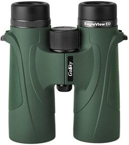 img 4 attached to Gosky EagleView 10x42 ED Binoculars: Professional Waterproof Binoculars for Bird Watching, Travel, Stargazing, Hunting, Concerts, and Sports with Smartphone Mount