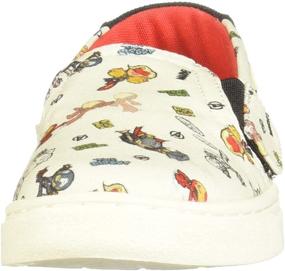 img 3 attached to TOMS Kids Little Antique Marvel Girls' Shoes for Flats