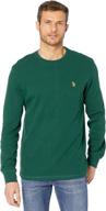 👕 u.s. polo assn. men's long sleeve crew neck solid thermal shirt: classic comfort for all seasons logo