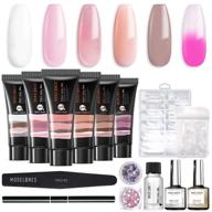 🌟 revolutionary modelones poly nail gel kit: enhance, extend, and transform with temperature color changing acrylics - including slip solution trial for professional technicians - experience the all-in-one french kit logo