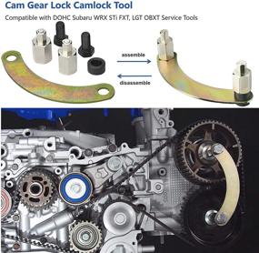img 3 attached to 🔧 Enhance Subaru WRX STi FXT, LGT OBXT Maintenance with Mekar Cam Gear Lock Camlock Tool – Essential DOHC Service Equipment