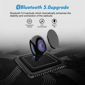 img 3 attached to Беспроводные Bluetooth наушники водонепроницаемые наушники для наушников