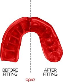 img 1 attached to 🦷 OPRO Platinum Elite Level Mouthguard with Strap and Case – Gum Shield for Football, Lacrosse, and Contact Sports - 18-Month Dental Warranty